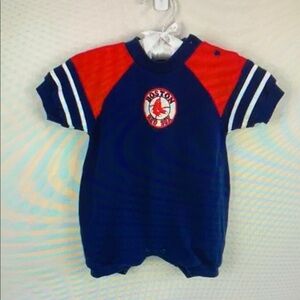 Kids Boston Red Sox Navy and Red Shirt